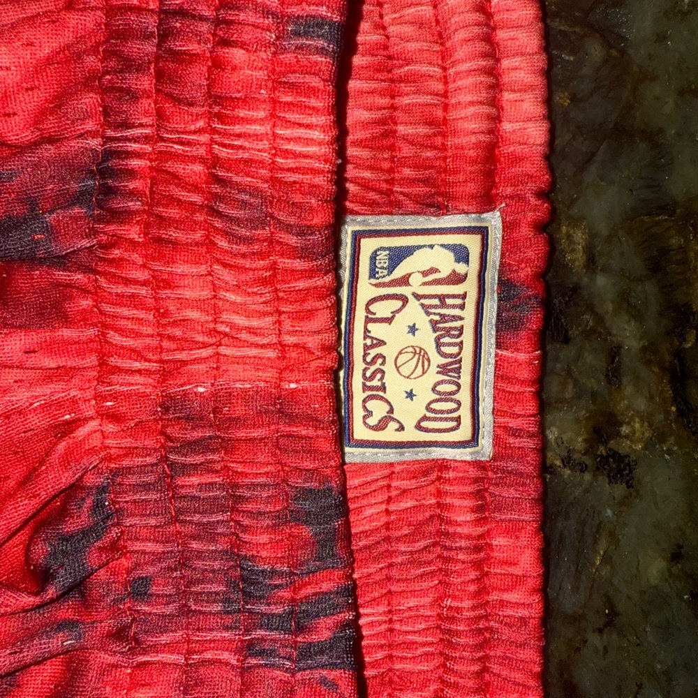 Mitchell & Ness Red Athletic Shorts